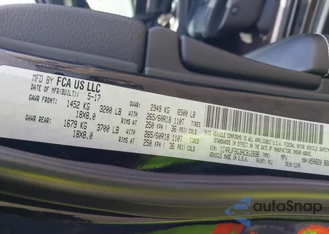 2017 Jeep Grand Cherokee Limited 4X4 из США, поврежденный, VIN 1C4RJFBG3HC912696